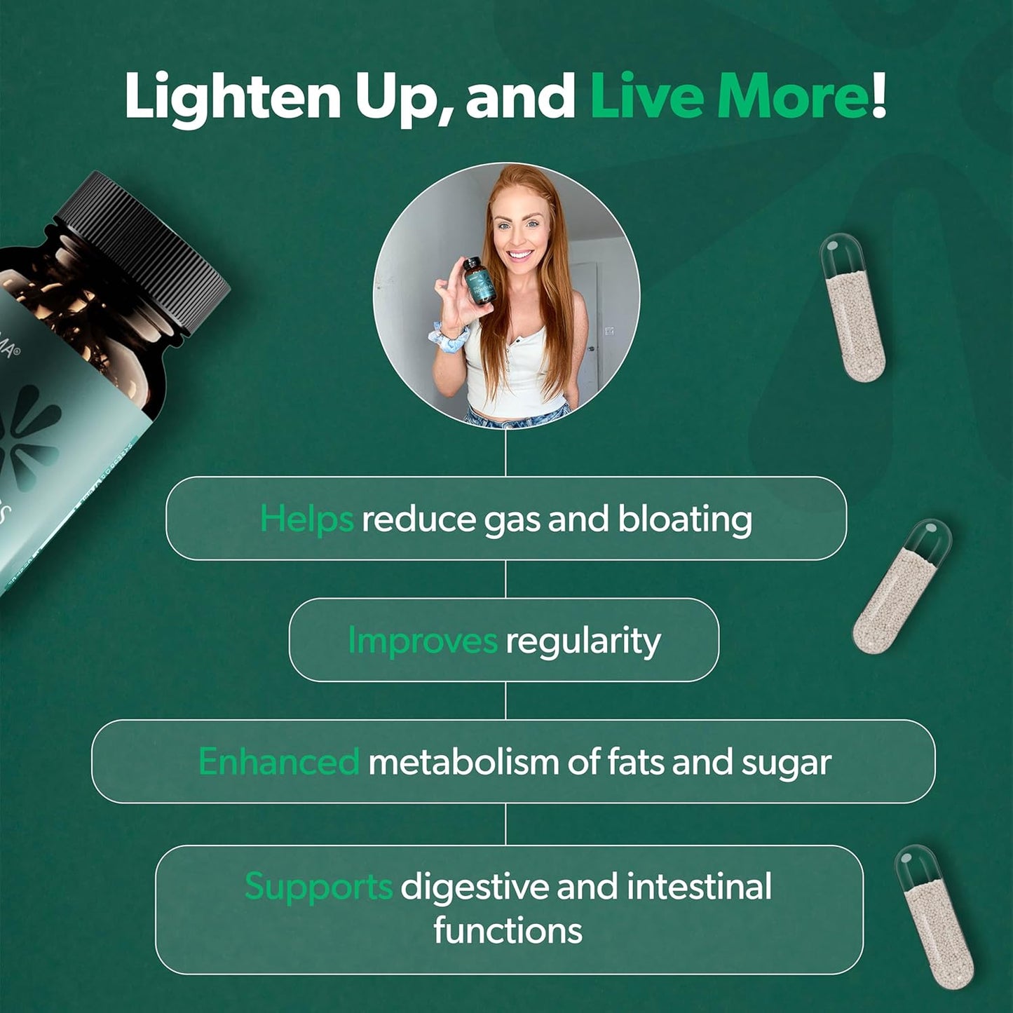 BIOMA Probiotics Digestive Health Probiotic - Gut Support for Men & Women