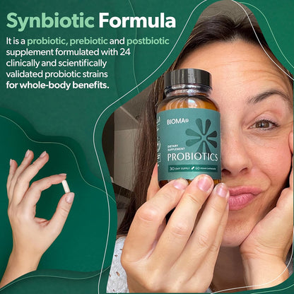 BIOMA Probiotics Digestive Health Probiotic - Gut Support for Men & Women